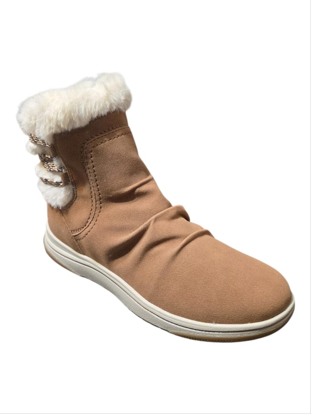 Clarks Collection Breeze Cozy Faux Fur Ankle Booties